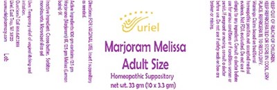 Marjoram Melissa Adult Size Supp (Marjoram Melissa Adult Size Supp)